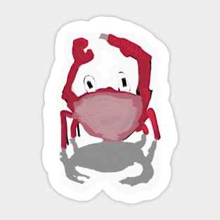 CRAB FROM LAB Sticker